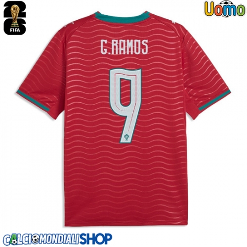 Maglie da calcio Portogallo Goncalo Ramos #9 Prima Maglia Mondiali 2026  Manica Corta